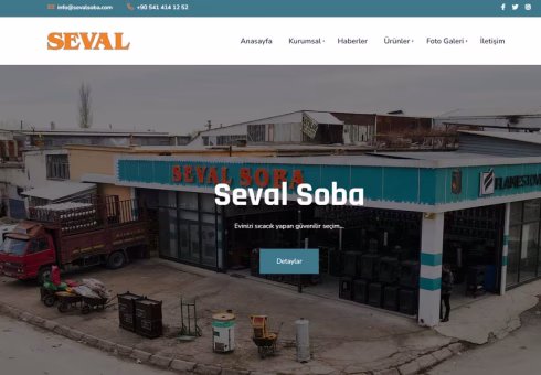 Seval Soba Web Tasarım Çalışması